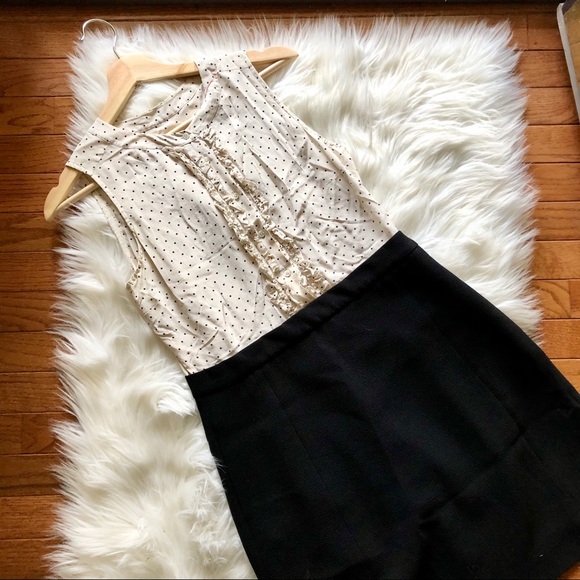 J. Crew Silk Two Piece Baby Swiss Dot Dress - Picture 4 of 9